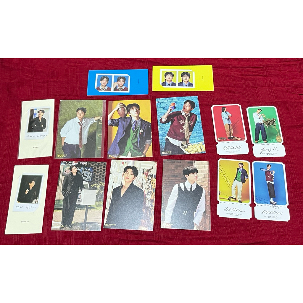 [พร้อมส่ง] DAY6 The Decade Postcard, Polaroid, messages