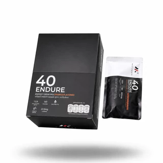 [กล่อง10ซอง] 40ENDURE Mileage Energy Drink Mix ผงชงให้พลังงานและเกลือแร่ สำหรับเล่นกีฬา