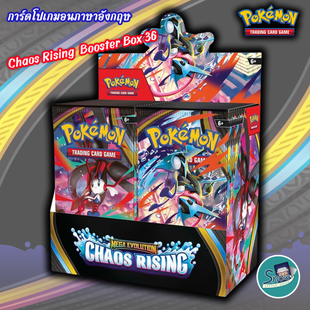 Mega Evolution-Chaos Rising Booster Display Box (36 Packs) Sealed