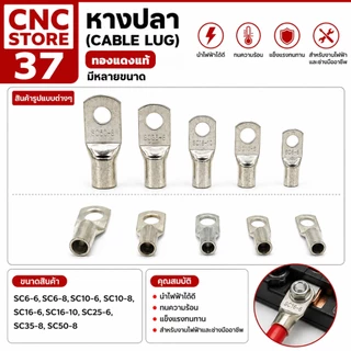 หางปลาทองแดงชุบดีบุก SC ทรงยุโรป หางปลาขอบตัด SC6-6,SC6-8,SC10-6,SC10-8,SC 16-6,SC16-10,SC25-6,SC35-8,SC50-8 (1 ชิ้น)