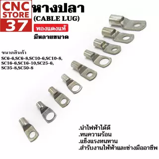 หางปลาทองแดงชุบดีบุก SC ทรงยุโรป หางปลาขอบตัด SC6-6,SC6-8,SC10-6,SC10-8,SC 16-6,SC16-10,SC25-6,SC35-8,SC50-8 (1 ชิ้น)