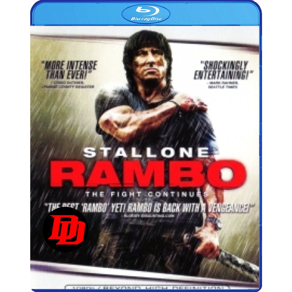 Blu-ray ต้นฉบับเสียงไทย Movie ใหม่ Rambo 4 (2008) แรมโบ้ 4 นักรบพันธุ์เดือด Movie Bluray