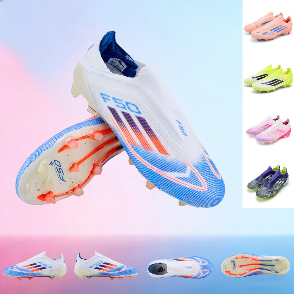 [COD]รองเท้าฟุตบอล  F50 League Laceless FG/MG Unisex