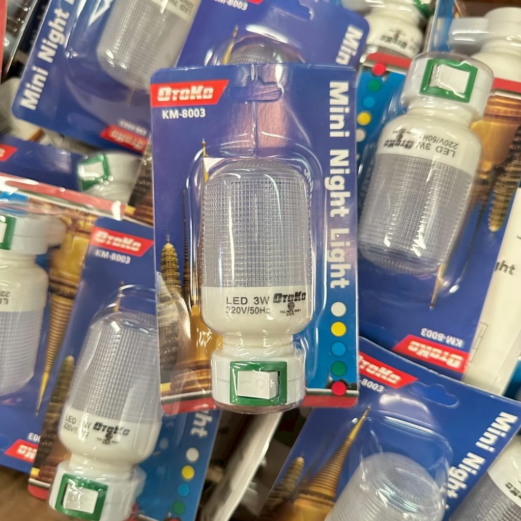 [ขายยกโหล12ชิ้น] หลอดไฟหัวเตียง หลอดไฟ LED 3วัตต์ ไม่รบกวนสายตา ไฟทางเดิน 3W มีมอก.
