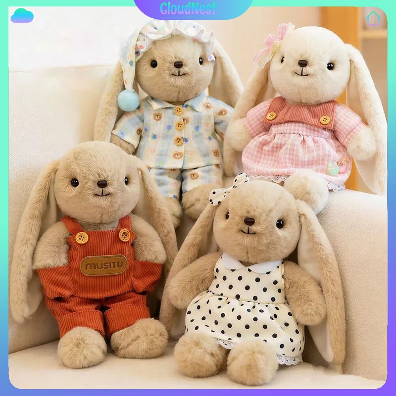 ตุ๊กตากระต่ายน่ารัก ตุ๊กตาหมอน! นุ่มนวลมาก กอดสบาย เหมาะสำหรับสาวๆ ไว้กอดนอนหรือตกแต่งห้อง ของขวัญวันเกิดสุดพิเศษ