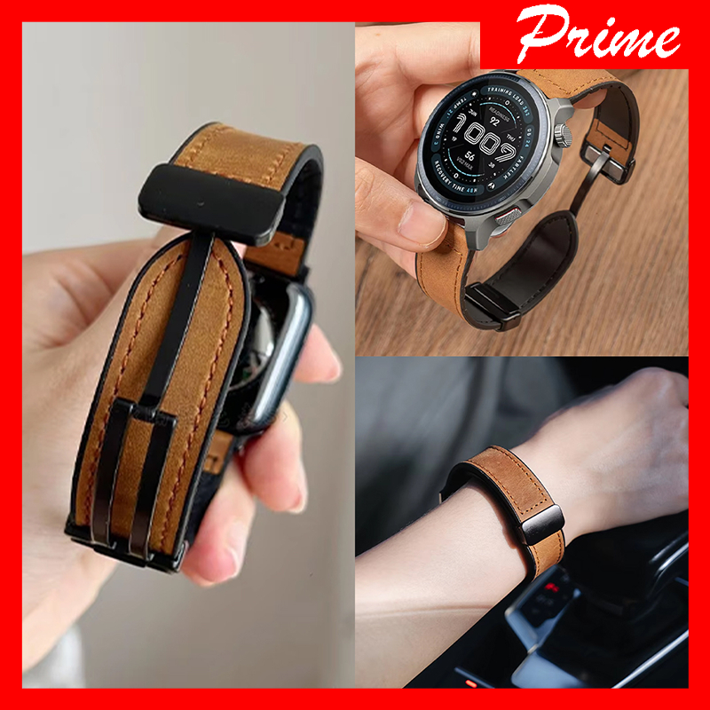 ซิลิโคน 22 มม.สำหรับ Aolon Tetra S5/R4/S3/S2 สายรัดข้อมือหนังแม่เหล็กสำหรับ Aolon Navi r4 ultra/R3/Curve 3 Ultra/GT6 pro