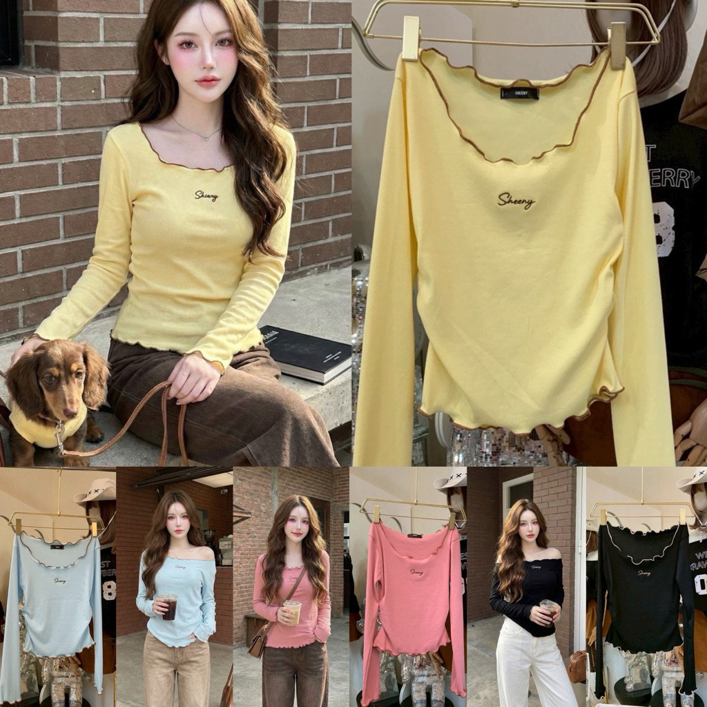🎀 Sweet Frill Top 🎀 พร้อมส่ง  “น่ารักทุกสี เลือกไม่ถูกเลยย~