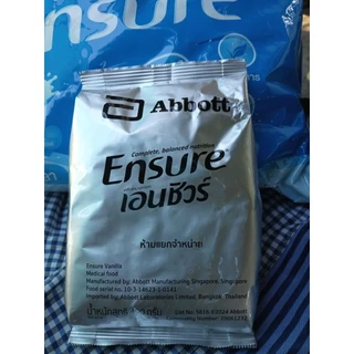 Ensure(เอนชัวร์วานิลลา)อาหารสูตรครบถ้วนชนิดเติม1ถุง400g.หมดอายุ27/10/2027
