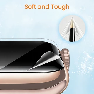 Hoerrye 3PCS ป้องกันหน้าaจอ ฟิล์ม for Apple Watch Ultra S11/10 46มม. 42มม. HD Hydrogel กันรอย อ่อนนุ่ม ไม่มีฟองอากาศ