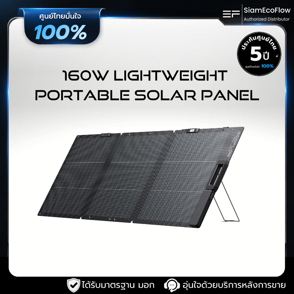 EcoFlow 160W Lightweight Portable Solar Panel
