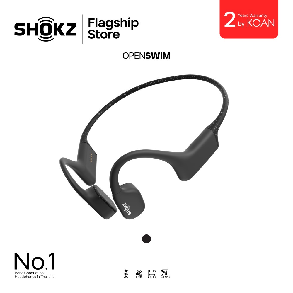 Shokz OpenSwim Pro หูฟังไร้สาย กันน้ำ IP68 ใส่ว่ายน้ำได้