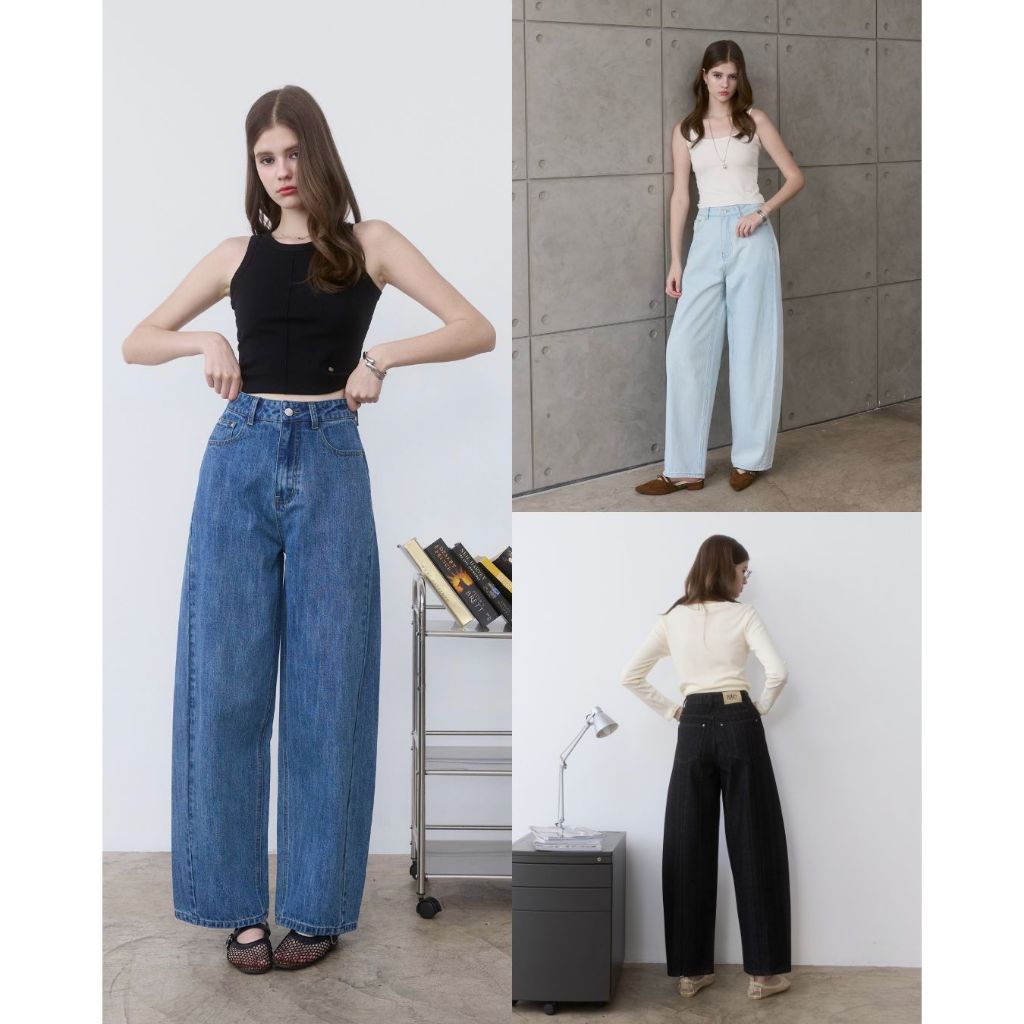 Riley.apparels - Marco Barrel Jeans 7018