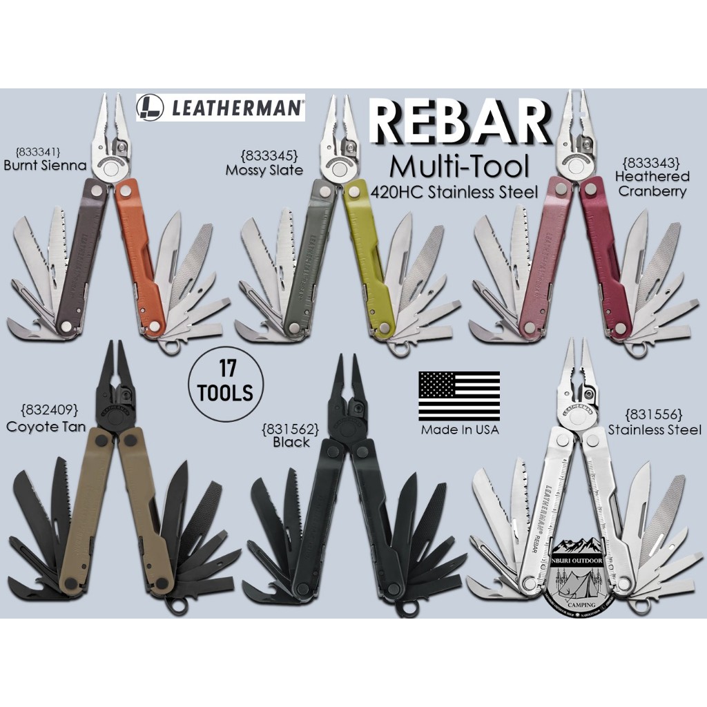 Leatherman REBAR Multi-Tool,[No Nylon sheath]#Tools 17