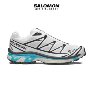 SALOMON XT-6 White Blue Curacao Unisex Sportstyle Sneakers รองเท้าสนีกเกอร์ L49143300 Official Store