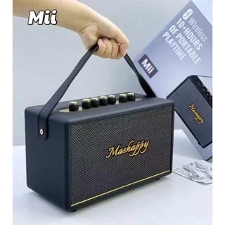 Mashappy(ปรับเบสได้) Bluetooth speaker wirelessรุ่นอัพเกรด ลำโพงบลูทูธ รุ่นMii 20Wลำโพงพกพา เสียงนุ่ม เบสแน่น ดีไซส์สวย
