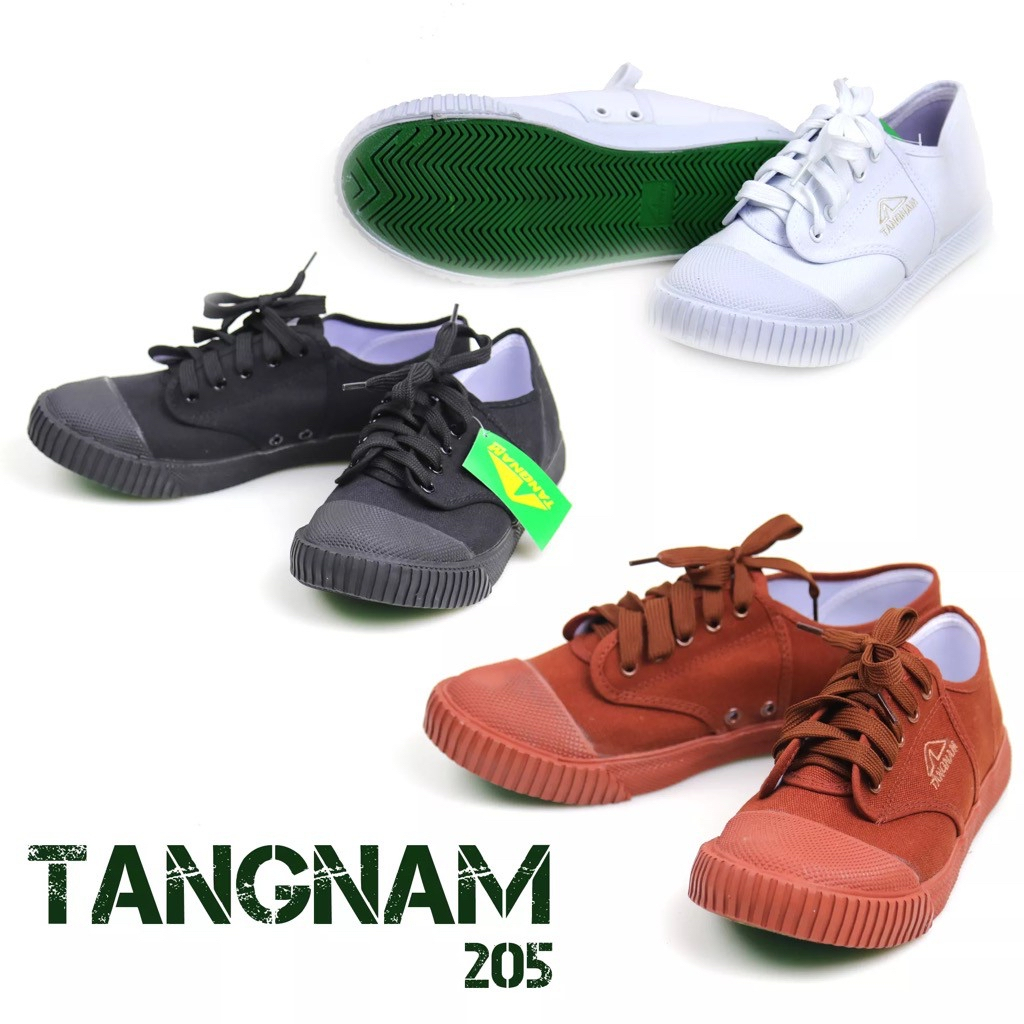 รองเท้าผ้าใบ ตังน้ำ (Tangnam) แท้ 100% สีดำ / น้ำตาล / ขาว เบอร์ 29-46 [พร้อมจัดส่งด่วน]