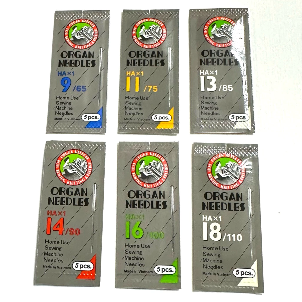 HAX1 เข็มจักรปัก ORGAN ซอง 25 บาท 5 เล่ม เป็นของแท้