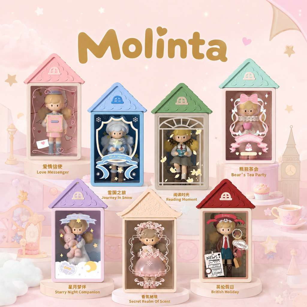 [พร้อมส่ง แบบสุ่ม ย!410!] โมเดล  Molinta - Exquisite theater series