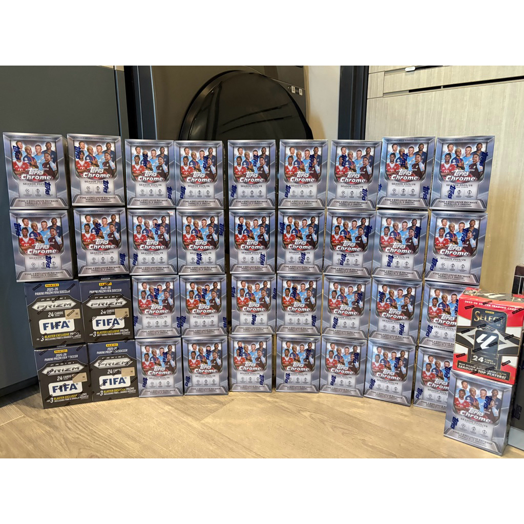 การ์ดฟุตบอล SOCCER 2025-26 TOPPS CHROME UCC VALUE BOX