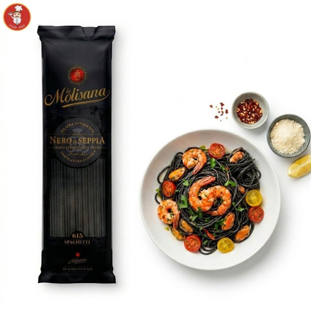 สปาเก็ตตี้ หมึกดำ La Molisana 500 กรัม รสชาติทะเลแท้