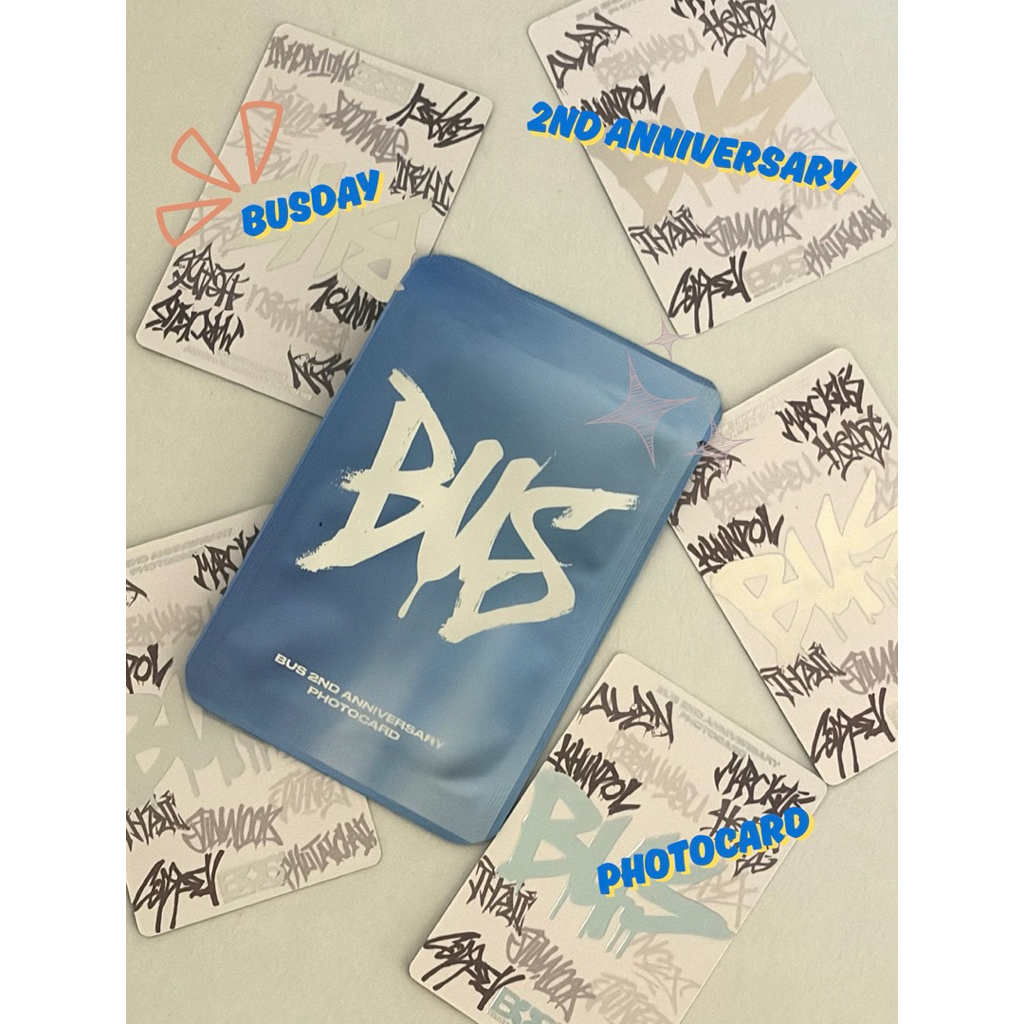 ลดราคา✅การ์ดBUSDAY 2ND ANNIVERSARY  PHOTOCARD