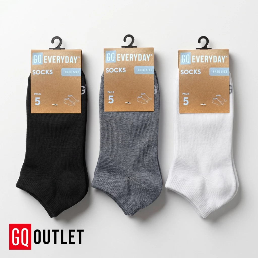 [แพ็ก 5 คู่] GQ Everyday Socks Low-Cut​ ถุงเท้าข้อสั้น หยิบใส่ง่าย ได้ทุกวัน​ thumbnail 3