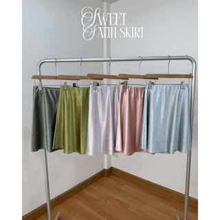 UIUI | SWEET SATIN SKIRT กระโปรงซาติน