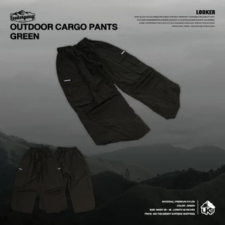 LOOKER® — OUTDOOR CARGO PANTS กางเกงคาร์โก้ผ้าไนลอนขายาว (CAMPING)