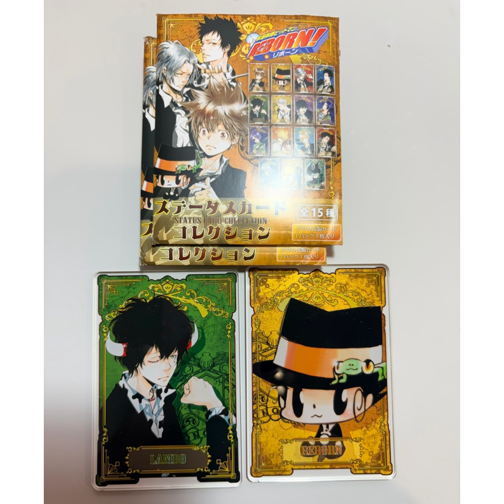 (พร้อมส่ง)รีบอร์นสเตตัสการ์ด Katekyou Hitman REBORN! Status Card รีบอร์น/แรมโบ้