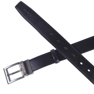 Guy Laroche เข็มขัดหนังผู้ชาย หัวเข็ม สีดำ รุ่น MGB0027PS6BL41