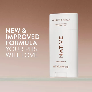 Native Deodorant Stick 75g ระงับกลิ่นกาย กลิ่น Coconut Vanilla แห้งสบาย ไม่เหนียวเหนอะหนะ