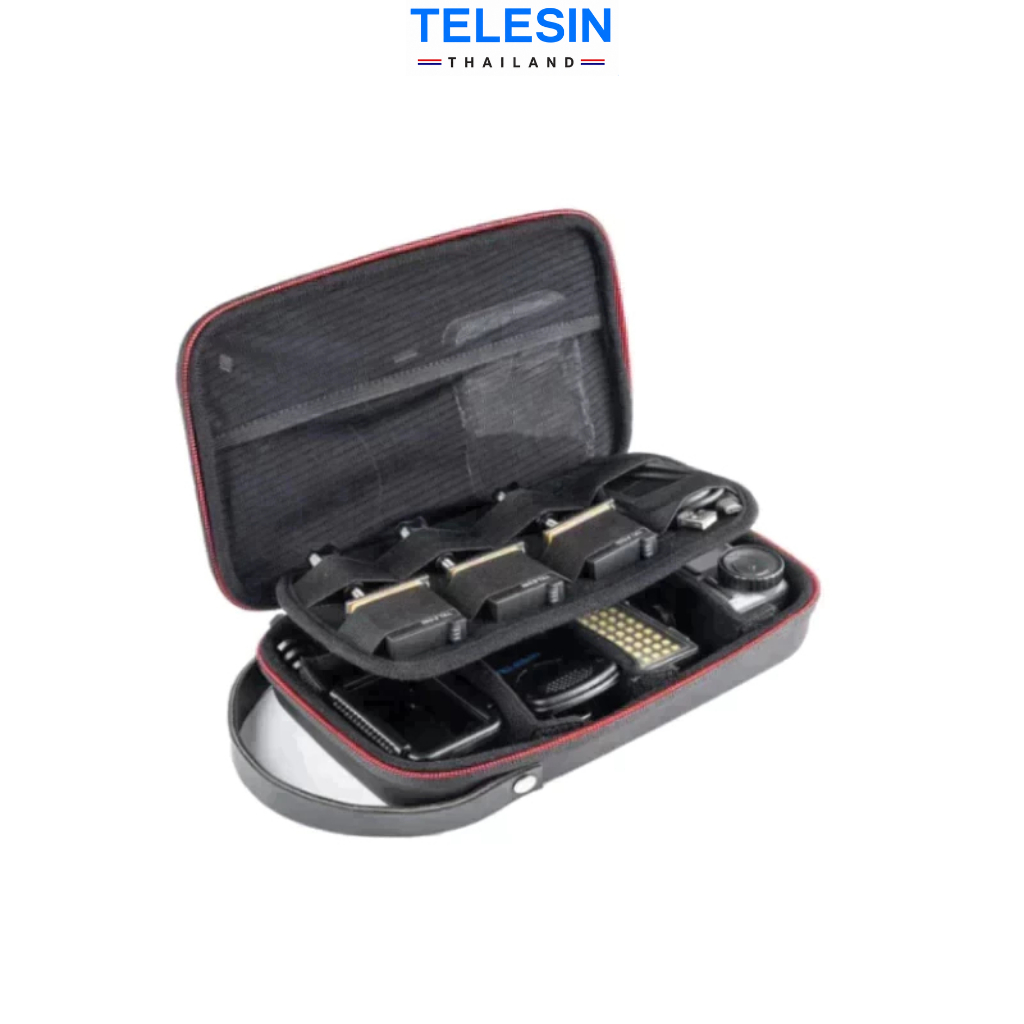 TELESIN GoPro,DJI Osmo,Insta360 Water-Resistant Action Camera Carrying Case กระเป๋าเก็บกล้องและอุปกรณ์ (แบบกันน้ำ)