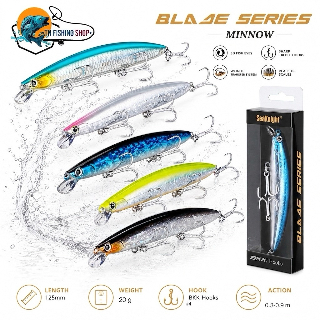 เหยื่อปลอม SeaKnight Minnow 125mm/20g