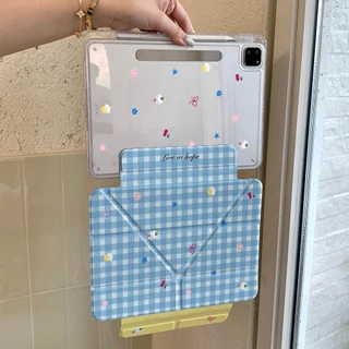 🚚ส่งใน 24 ชม🚚เคส iPad พับแบบ Y Gen10 Air13 Air8 ที่ใส่ปากกา โบว์เชอร์รี่ลูกแมว เคส iPad Gen11 Air7