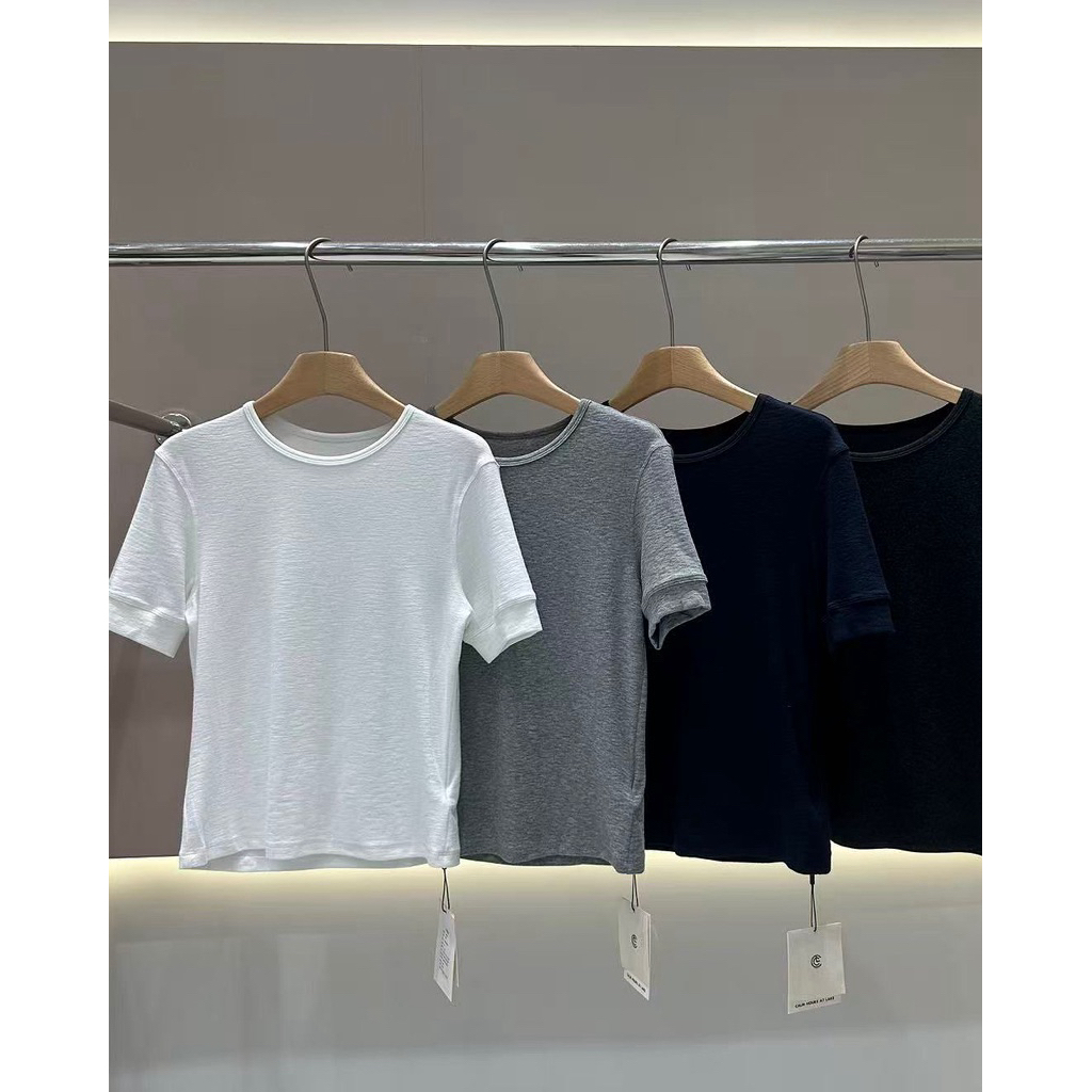25SUMMER T90 - เสื้อยืดเบสิค BASIC BY LAKE