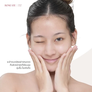 Roseate Centella Soothing Cleansing Milk คลีนซิ่งนม ล้างเมคอัพกันน้ำ ผิวแพ้ง่ายใช้ได้