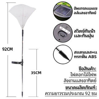 โซล่าเซลล์ LED 120/150 ดวง ไฟตกแต่งสวน กันน้ำ IP65 ประหยัดไฟ คริสต์มาส ปีใหม่ ติดสนาม กลางแจ้ง