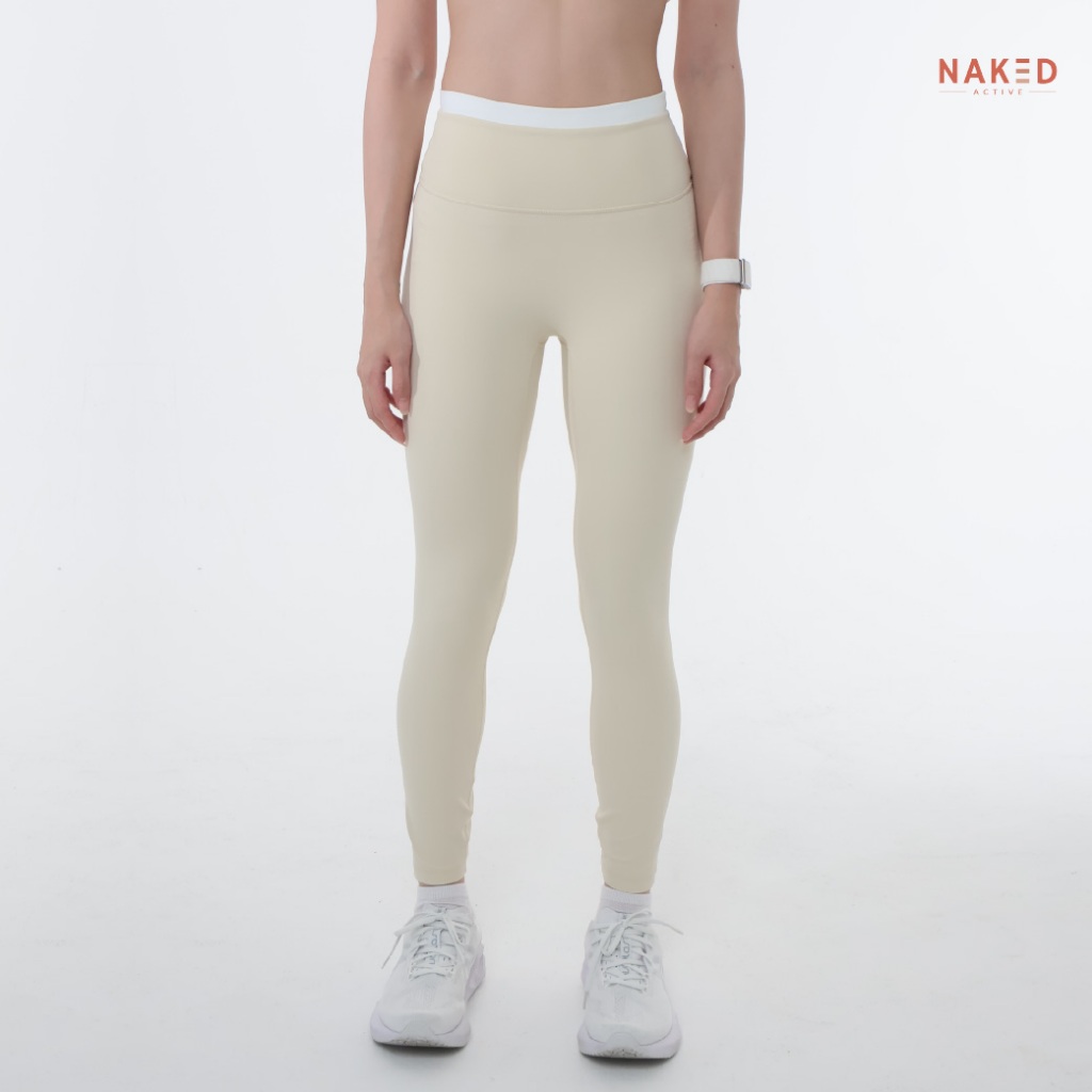 NAKED - Mantou Leggings กางเกงเลกกิ้งขายาวออกกำลังกาย ผ้ายืดกระชับอย่างดี ซับเหงื่อ ระบายอากาศได้ดี ใส่สบาย