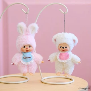 Monchhichi Lovely Friend Keychain 💕 พวงกุญแจ เพื่อนตัวน้อยสุดคิ้วท์ ลิขสิทธิ์แท้ 100%