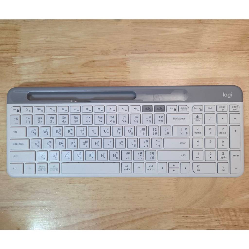 Logitech K580 Slim Multi-Device Wireless Bluetooth Keyboard คีย์บอร์ดไร้สาย มือ2