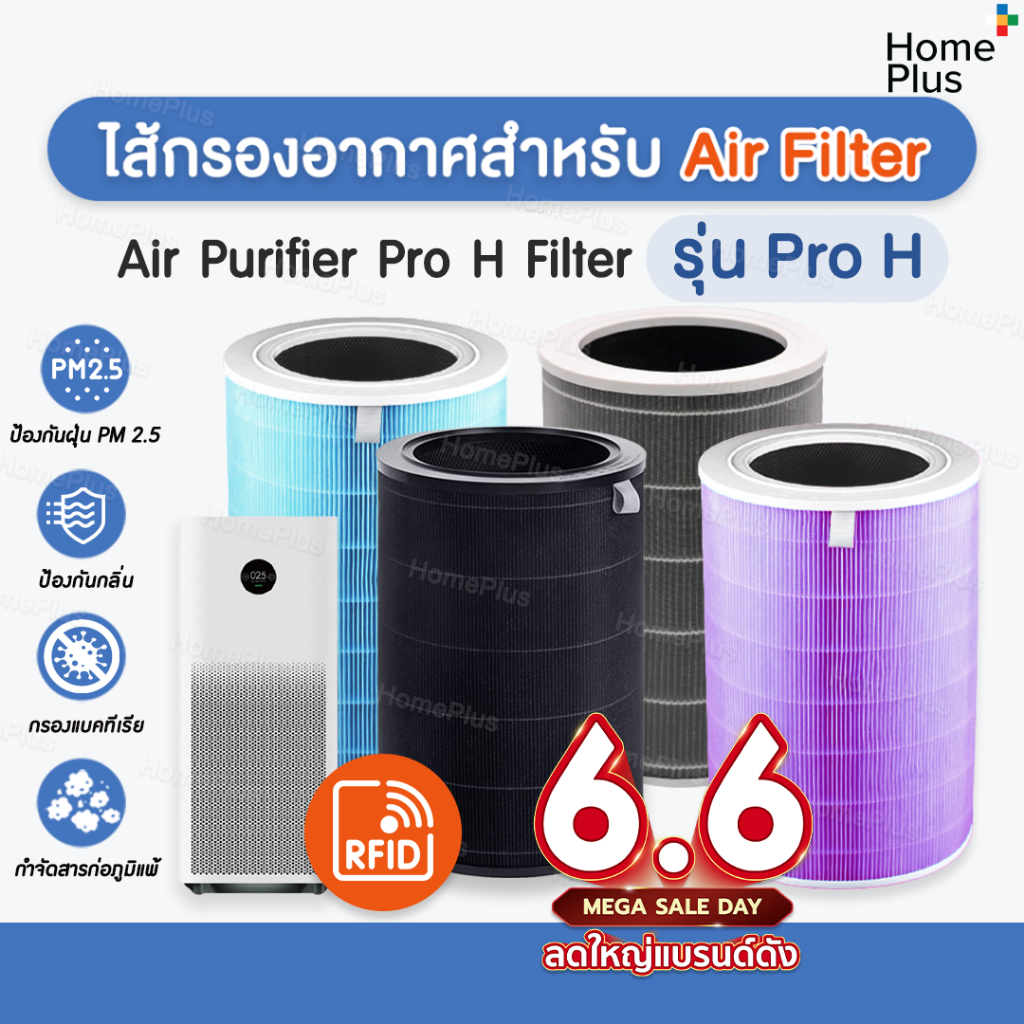 Pro H [RFID] พร้อมส่ง✅ไส้กรองอากาศ สำหรับรุ่น Pro H ProH ( Air Purifier Pro H Filter) ตรงรุ่น อะไหล่เทียบแท้ OEM