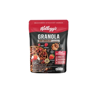 [แพ็ก 3] Kellogg's Dark Chocolate Granola เคลล็อกส์ ดาร์ก ช็อกโกแลต กราโนลา 220 กรัม