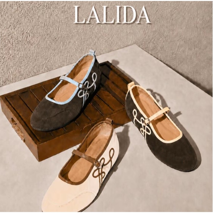 (LALIDA SHOES】 รองเท้า Mary Jane Sneakers รุ่นใหม่ 2026