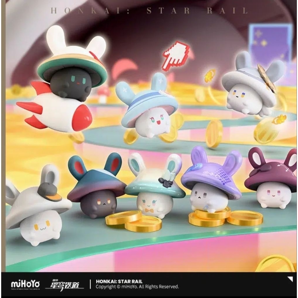 พร้อมส่ง📦 Honkai star rail มินิฟิกเกอร์เห็ด Bunny mushroom