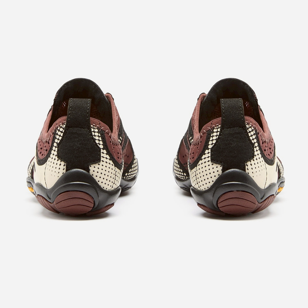 Vibram FiveFingers รุ่น V-Run รองเท้าเทรนนิ่ง ที่เหมาะสำหรับใส่วิ่งถนน เข้าฟิตเนส รุ่นผู้ชาย สี Brown/Ivory/Black — صورة 4