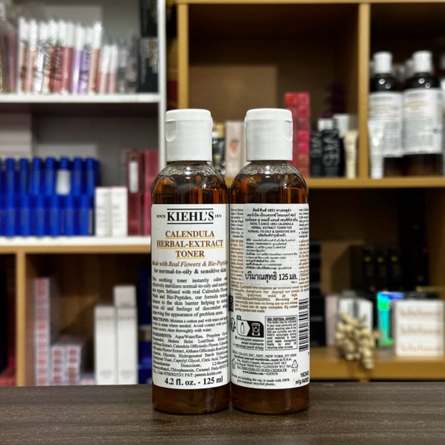 [ ราคา/ขวด ขวดขนาดเล็ก ] Kiehl's Calendula Herbal Extract Toner Alcohol-Free For Normal to Oily & Sensitive Skin 125ml