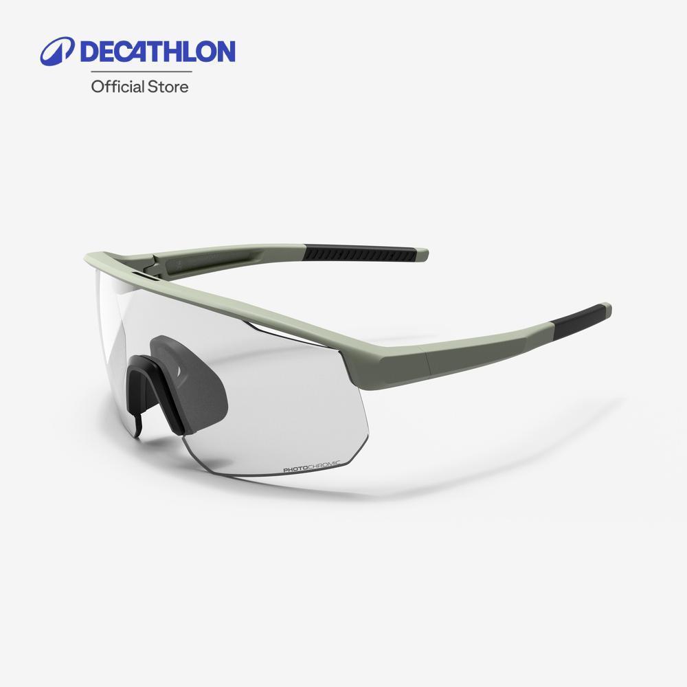 Decathlon Adult Cycling Photochromic Sunglasses แว่นใส่ปั่นจักรยานแบบเลนส์เปลี่ยนสีอัตโนมัติสำหรับผู้ใหญ่