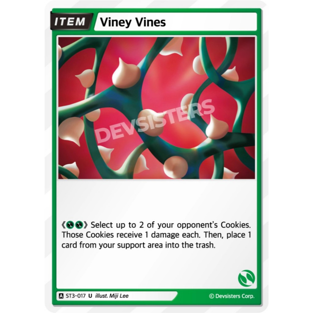 ST3-017 Viney Vines CookieRun Card Game