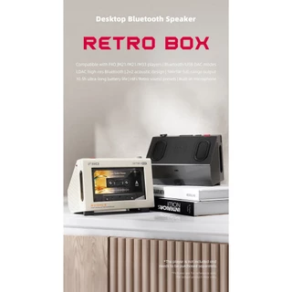 [ประกันศูนย์ไทย] FiiO Retro Box ลำโพงบลูทูธ 6.0 สไตล์เรโท เลือกพรีเซ็ต ปรับ EQ เสียงได้ รองรับ LDAC