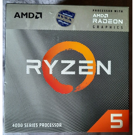 CPU AMD Ryzen 5 4600G Socket AM4 3.7 GHz Boost 4.2 GHz 6 Cores / 12 Threads [สินค้ามือสอง พร้อมกล่อง
